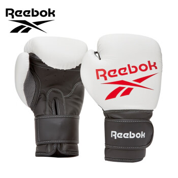 Reebok锐步拳击手套 成人散打搏击打沙袋沙包男女格斗比赛训练拳套RSCB-12010WH-12