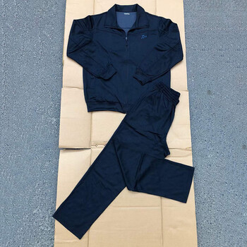 长袖体能服套装春秋季藏青军绿灰色体能服锻炼作训运动服 藏青长袖