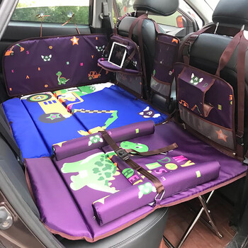曼影儿童车载睡床婴儿轿车车内折叠睡垫车上后座宝宝汽车后排睡觉神器