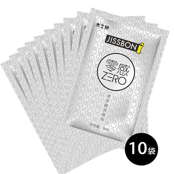 杰士邦零感玻尿酸润滑液 小袋便携装水溶性免洗人体润滑剂一次性小