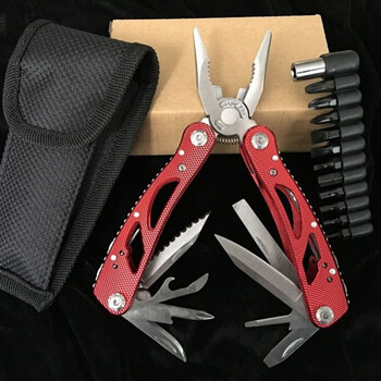 miflame多功能工具钳折叠多用刀户外组合工具螺丝批瑞士军刀野营装备