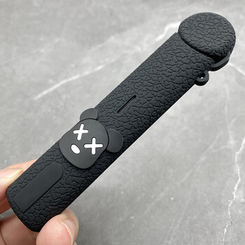 nailu适用relx三代灵点保护套3烟杆皮套刻悦科锐客壳烟套悦乐三代黑色