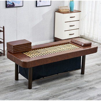 熏蒸床理疗床中药热蒸汽艾灸床全身灸家用汗蒸床美容院专用艾灸床圆腿