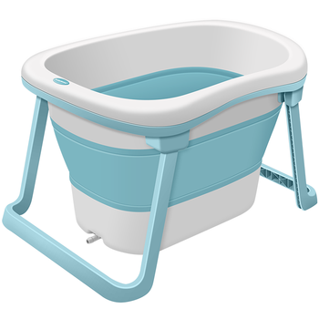 世纪宝贝(babyhood)浴桶 儿童沐浴桶婴儿洗澡盆 宝宝加大可折叠洗澡桶
