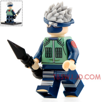 火影忍者积木小人仔晓漩涡鸣人带土宇智波佐助鼬拼装儿童男孩子玩具kf