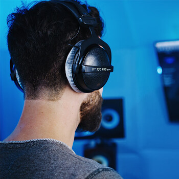 beyerdynamic/拜雅 dt770pro 头戴式hifi发烧音乐耳机 32Ω 官方标配