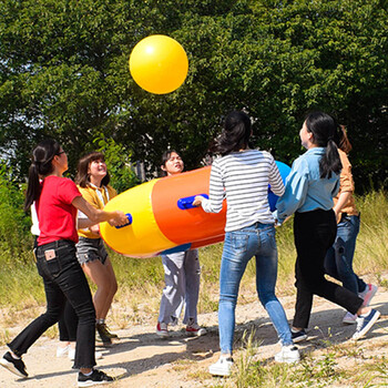 运动会道具充气毛毛虫龟兔赛跑户外团建拓展子活动游戏器材众星捧月