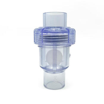 澳颜莱空调排水管止逆阀pvc球形止回阀浮球式止回阀下水立式止回阀排