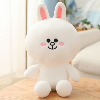 布朗熊系列布娃娃布朗熊毛绒玩具大号公仔可爱女生可妮兔玩偶床上可妮