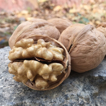 新疆阿克苏185纸皮核桃2021新货孕妇手剥薄皮核桃原味无添加500g4袋