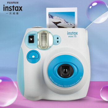 富士instax立拍立得 一次成像相机 mini7S 夏日蓝