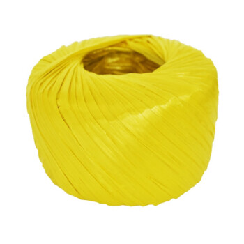 上柯 1158-1 黄色塑料绳 新料150克打包绳捆扎绳撕裂膜包装绳塑料打包绳草球绳