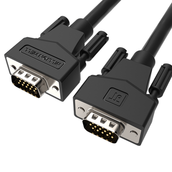 深蓝大道工程级vga线 笔记本电脑连接电视显示器投影仪高清视频转接线