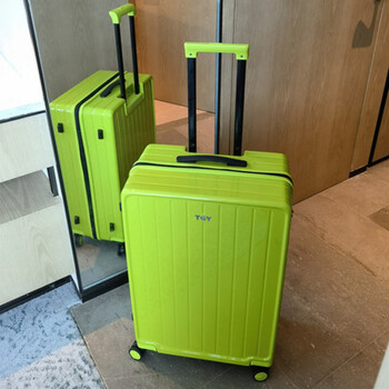 漫游roaming出口行李箱万向轮男24拉杆箱旅行箱女密码登机箱果绿色20
