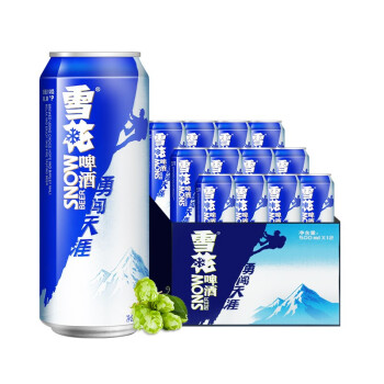 雪花啤酒（Snowbeer） 勇闯天涯 500ml*12听 夏日清爽 经典实惠装