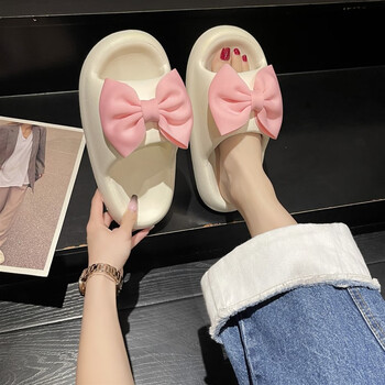 topz拖鞋女夏季2023新款室内家居厚底洗澡花朵踩屎感女士凉拖夏天外穿