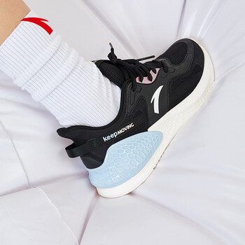 安踏男鞋c37度软跑鞋 夏季新款情侣跑步鞋网面透气运动鞋女鞋耐磨男士