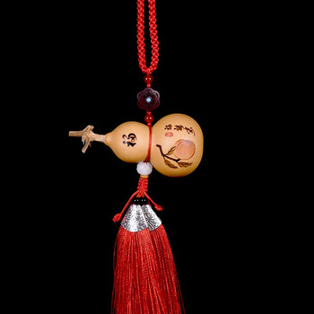 葫仙汽车天然葫芦挂件后视镜创意车载内饰吊坠纳福平安男士女汽车挂件