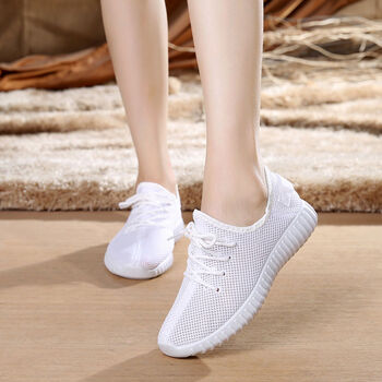 古跃鸿夏天穿的女士网鞋网面透气网格运动休闲鞋布鞋女学生软底网眼