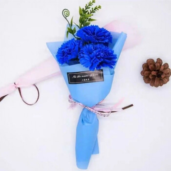 康乃馨花束蓝色 10束【图片 价格 品牌 报价】-京东