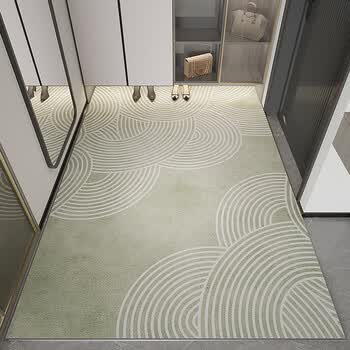 定制高端入户门地垫门垫轻奢现代进门玄关脚垫门口家用可裁剪 兰迪