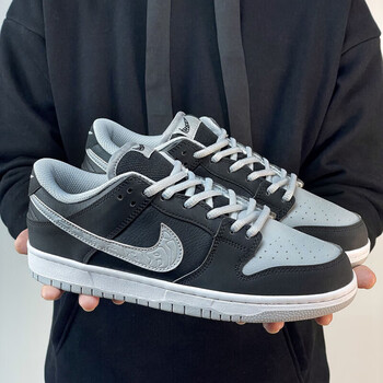 黑白熊猫aj休闲鞋1男运动低帮情侣运动板鞋莆田鞋 dunk低帮影子灰img