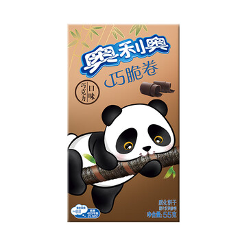 奥利奥（Oreo）可可脆卷 巧克力味  50g 休闲零食 早餐 下午茶