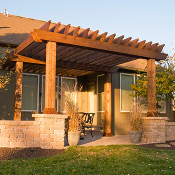 庭友防腐木葡萄架庭院花架户外廊架碳化木简易爬藤架子公园长廊凉亭