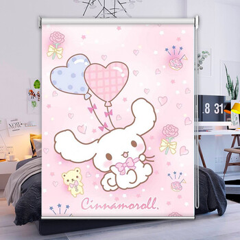 锦梦妮卫生间卷窗帘防走光卡通小狗卷帘卧室客厅遮光遮阳全遮光卷帘免