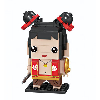 奇艺传奇糖玩 五虎上将 经典国粹 国潮西游 文创积木拼装玩具 哪吒