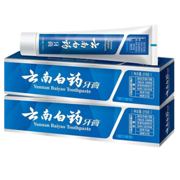 云南白药牙膏留兰香型 留兰香215g*2支