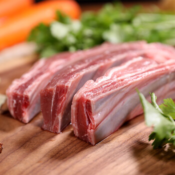 青海羊排肉羊肋骨肉新鲜羊肉精切2斤装新鲜生鲜羊全排