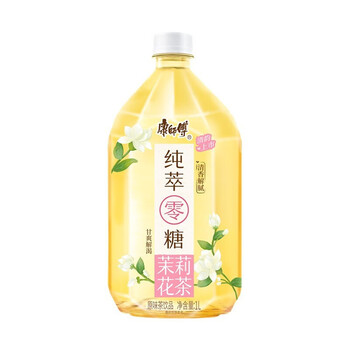 纯萃零糖茉莉花茶1l*8瓶装云雾绿茶无糖茶饮料0糖饮品 茉莉花茶1l*4瓶