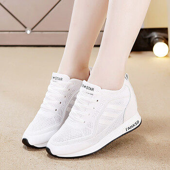 鞋靴>时尚女鞋>女士休闲鞋>cozok>网面运动鞋女2022夏季新款百搭内