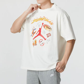 耐克nike耐克男子t恤aj短袖男装春夏新款运动服圆领宽松半截袖体恤潮