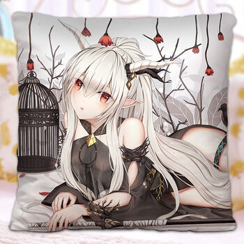 明日方舟年抱枕二次元diy闪灵40cm绒面小号