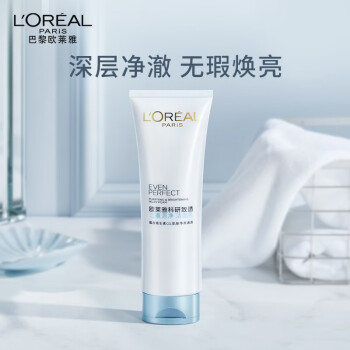 欧莱雅 （LOREAL） 科研致透三重源净洁面乳 125ml（女士洗面奶 深层洁净  肌肤年轻水嫩 男女通用）