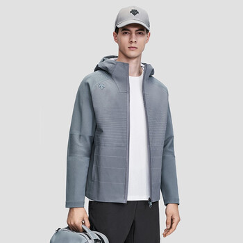 迪桑特descentetraining男子梭织运动外套春夏新款上衣d2灰色gym170