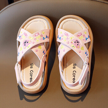 rtaan儿童凉鞋女童夏季新款小女孩休闲公主凉拖宝宝防滑露趾沙滩鞋