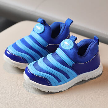 毛毛虫鞋男童鞋宝宝鞋春夏款一脚蹬儿童运动鞋女童运动鞋软底小童886