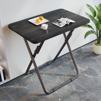 遥鹿不占地方的餐桌便携折叠桌餐桌单人吃饭小桌子电脑桌现代简约长条