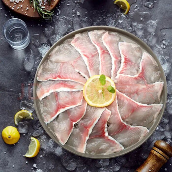 免浆黑鱼片好人家酸菜鱼无骨无刺免切免洗冷冻食材腾旺纳跃250g1盒