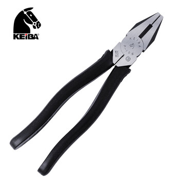 KEIBA P-106 日本原装电工钳钢丝钳子老虎钳平咀钳6英寸