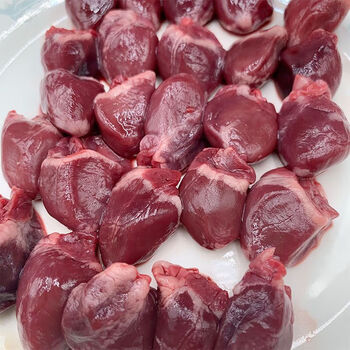 蜜钰鲜顺丰兔心兔子心新鲜农杨养殖兔心现杀冷鲜冷冻生鲜兔内脏兔子心