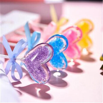 节爱心棒棒糖网红情人节 女友礼物520高颜值可爱糖果礼盒装 b款白色