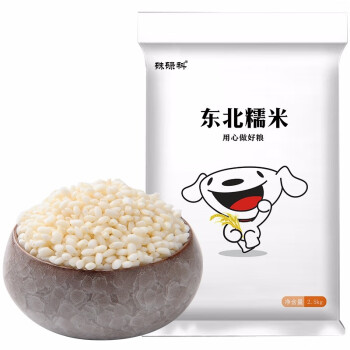 硃碌科 京东JOY联名款 东北白糯米 五谷杂粮朝阳江米2.5kg（5斤）