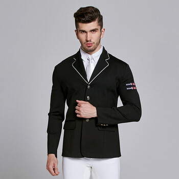 男款马术骑马比赛服西服骑士服装骑士服骑马西服马术西装黑色42