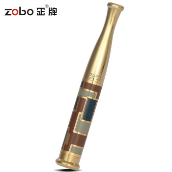 正牌zobo金属咬嘴拉杆型过滤烟嘴礼盒装ZB-235 金色