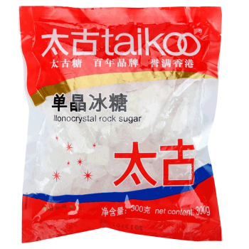 太古（taikoo）食糖 单晶冰糖 300g 烘焙原料 冲饮调味 百年品牌 以质为先  太古出品