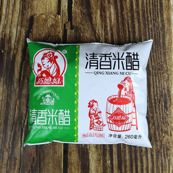 巧媳妇清香米醋260ml袋装酿造食醋家用烹调炒菜凉拌餐餐酱油调味